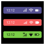 Material Status Bar 11.1.1 [Pro] [Mod Extra] (Android)